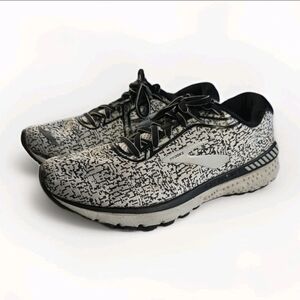 Brooks Adrenaline GTS 20 Men's Running Shoes Black White Speckled Size 9.5